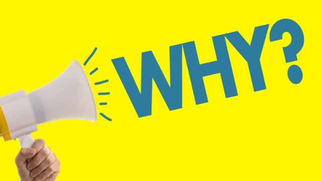 WHY?とメガホンで叫ぶ人